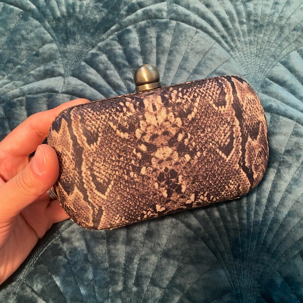 Lucky Brand snake clutch